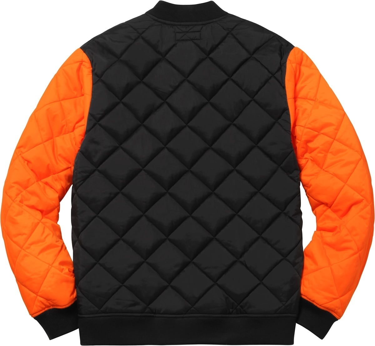 Color Blocked Quilted Jacket view 8